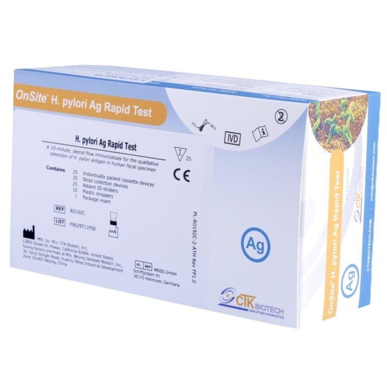 H. pylori Ag Rapid 25 Test Pack Quicklab Services Private Limited